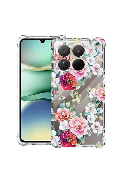 bestcase Αντικραδασμική Θήκη για Xiaomi 17, Φλοράλ - Σχέδιο Καμέλιας, 2099999...