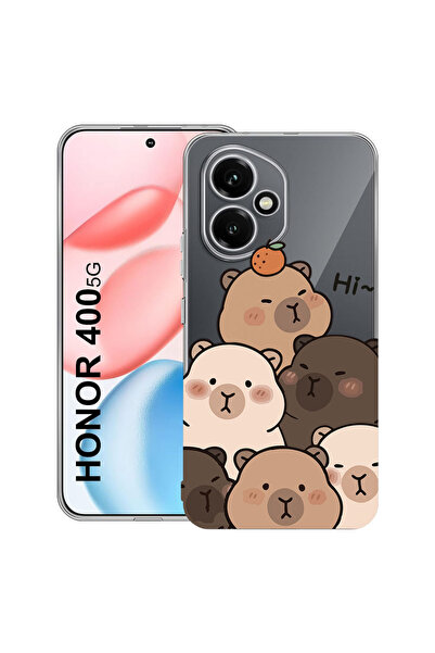 bestcase Husă Antișoc pentru Honor 400, cu desen animat drăguț Kawaii cu Capi...