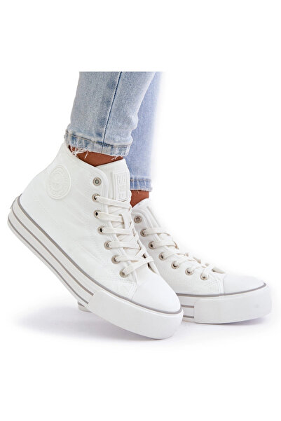 Big Star Shoes Adidași de damă călduroși cu platformă OO274A473 Alb 38