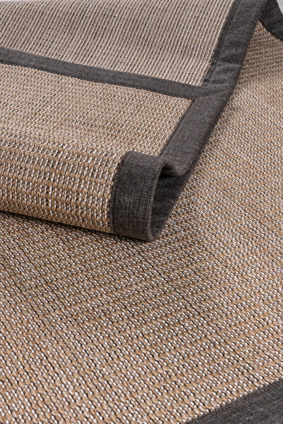 CarpetDiem Home Design Dokuma Şerit Sisal Kolay Temizlenir Mutfak Antre Oturm...