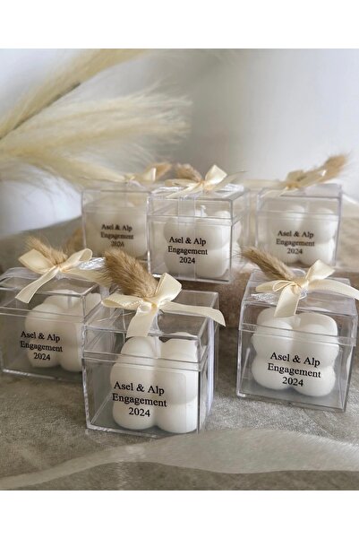 shop 10 adet kutulu bej mini bubble mum, Hediyelik,Dügün,Söz,Nişan