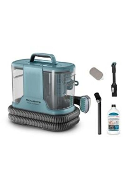 Rowenta Aspirator de curățare compact Clean IT IN 3021 F 0, 400 W, rezervor de apă și detergent de 1,4 L, rezervor de apă murdară de 0,85 L, funcție de autocurățare, accesoriu pentru spații înguste, detergent inclus, verde