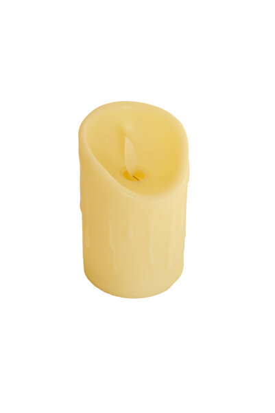 AFO Lumanare LED crem efect lumina si atingere reala 10x6 cm