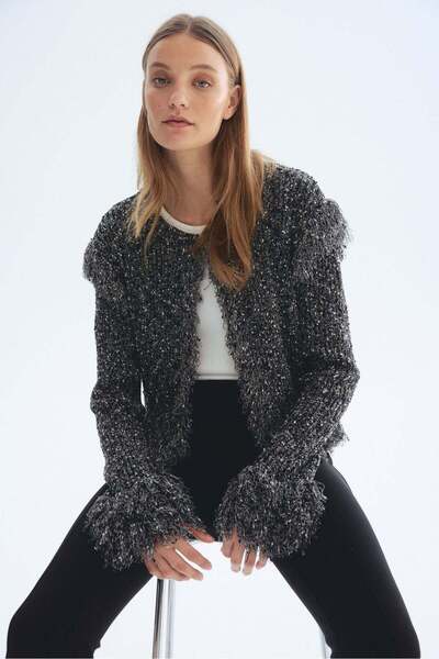 H&M Fringed cardigan
