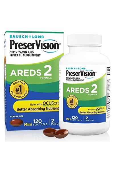 Bausch & Lomb Bausch + Lomb Preservision Areds 2 Göz Vitamini 120 Kapsül