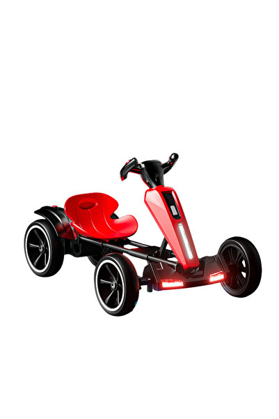 ujtoys UJ TOYS UZAKTAN KUMANDALI LED IŞIKLI AKÜLÜ ARABA GO KART 12 V