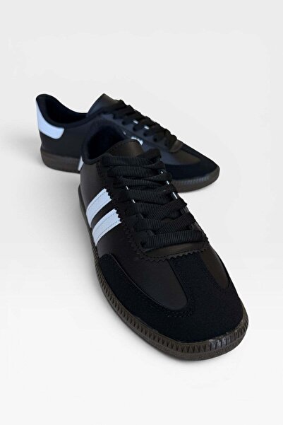 Liger Pantofi sport confortabili, ușori, unisex, pentru bărbați și femei, negru - alb