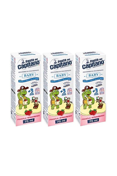 Pasta Del Capitano Capitano Toothpaste Baby Captain 3 Ages X 3 Pieces
