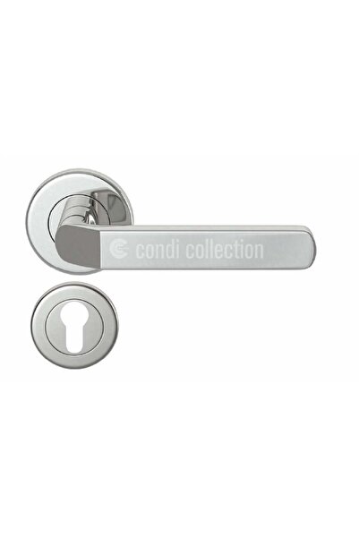 Condi Collection 1083 مقبض باب من الفولاذ المقاوم للصدأ من ساتين كروم ييل