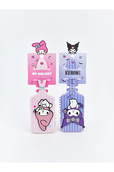 LC Waikiki Melody and Kuromi Printed Hairbrush for Girls