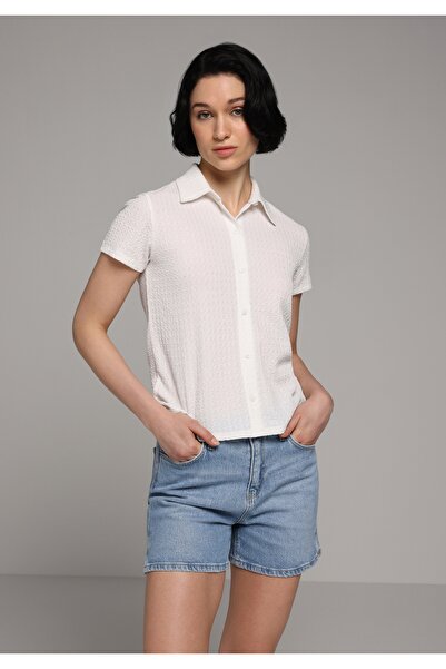 Colin's Regular Fit Yüksel Bel Düz Kadın Light İndigo Denim Jean Şort