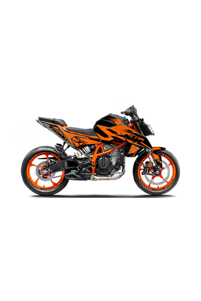 RR Graphic KTM DUKE 390 2024 KAPLAMA MODELİ GRAFİT KİT