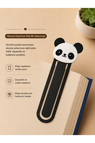 Lumis Home Panda Tasarımlı Kitap Ayracı