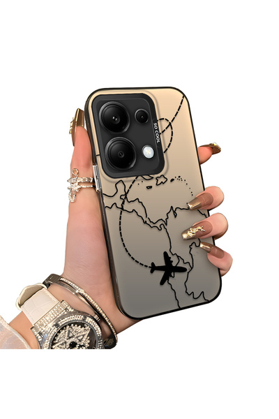 CHICASELUX حافظة صلبة واقية من الصدمات متوافقة مع Redmi Note 13 Pro 4G، مزينة...
