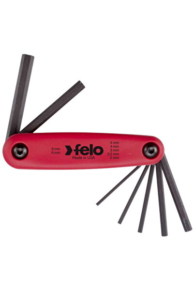 FELO Set 7 chei L HEX de buzunar, Felo, Hx2.0 - Hx8.0mm