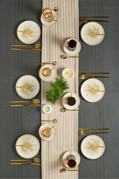 Becklume Tree of Life 18 Piece Cake - Dessert Tea Set |   6 Tea Cups - 6 Tea ...