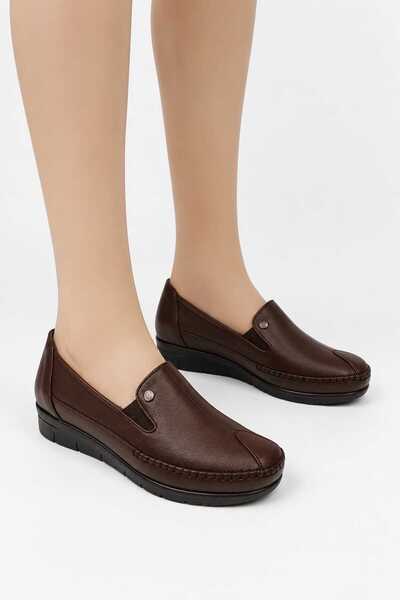 Nihomall20 Pantofi de damă din piele naturală, ultra moi, elastici