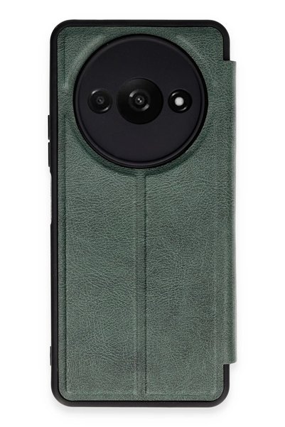New Face ILKESHOP غطاء حماية جديد لهاتف Redmi A3 4G - (210059) أخضر داكن