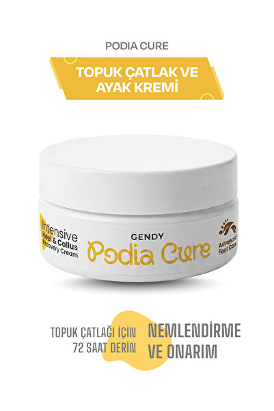 GENDY Podia-Cure - %10 Üre & Çay Ağacı Yağlı, Koku ve Mantar Karşıtı Ayak ve ...