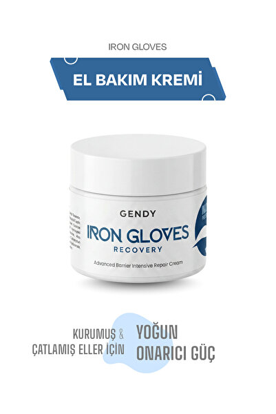 GENDY Iron Gloves - Bariyer Onarıcı, Çatlak Giderici ve Yoğun Nemlendirici Ko...