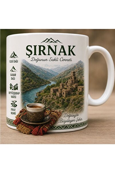 KADOREX DESIGN Turkish Cities Special Design Mug – Collection with Regional C...