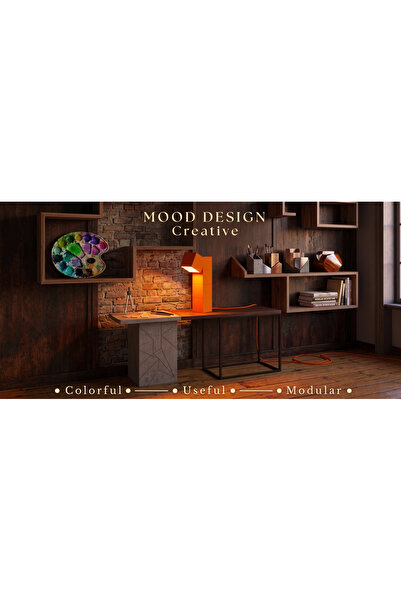 MoodDesign BLOCK CUBE DECORATIVE LAMP - BLOK KÜP DEKORATİF ÇOKLU MASA VE YER ...