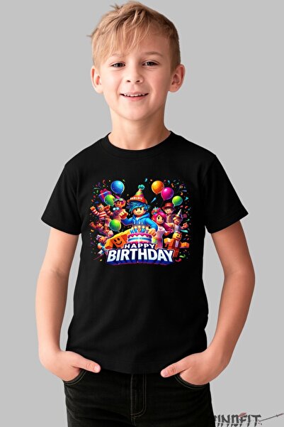 GILDAN Tricou Roblox Sarbatoare Design Explozie De Culori