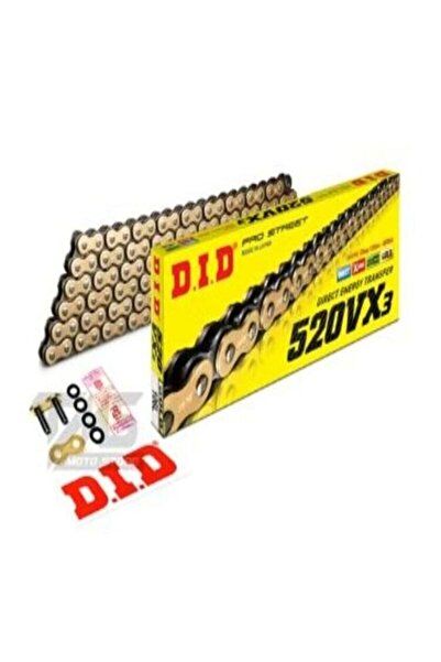 D.I.D CF MOTO 450 NK 450 2023-2024 DID 520VX3-118 LİNK GOLD ZİNCİR (X-RİNG)