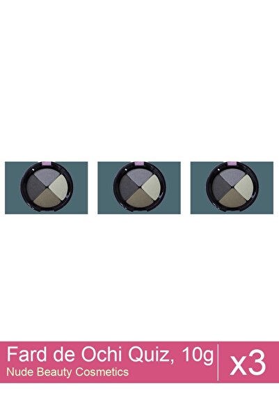 Makeup Set of 3x Eyeshadow Quiz, 10g No. 453