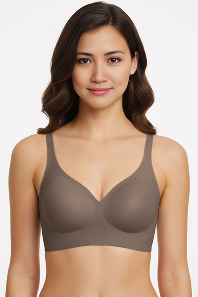 Homay Laser Cut Seamless Bra with Wick Detail - One Piece