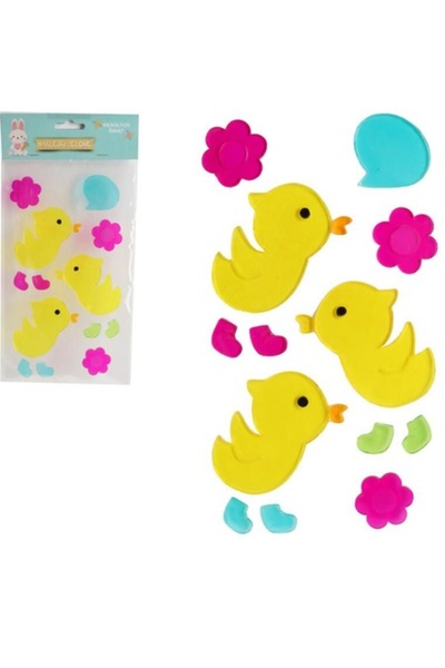 Goliat Set de autocolante decorative autoadezive, 7 piese, cu design de pui, ...