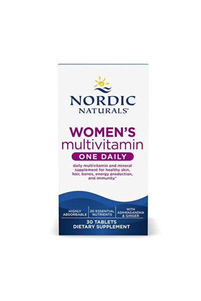 Nordic Naturals Multivitamine pentru Femei, Extract de Ashwagandha și Ghimbir...