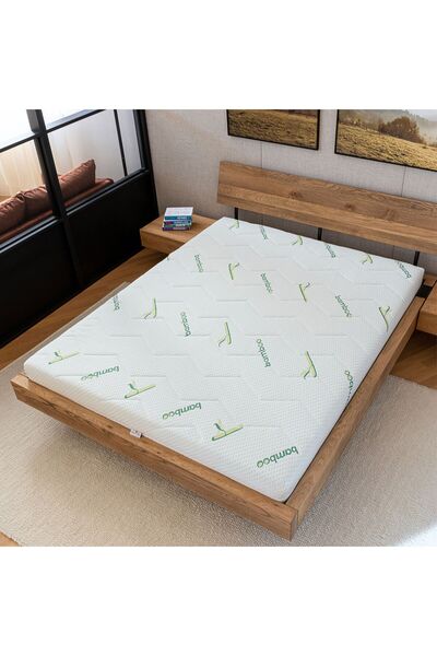 BEST SLEEP Saltea Ortopedica, Bamboo Feel 25cm, 120x190x25cm, Spuma poliureta...