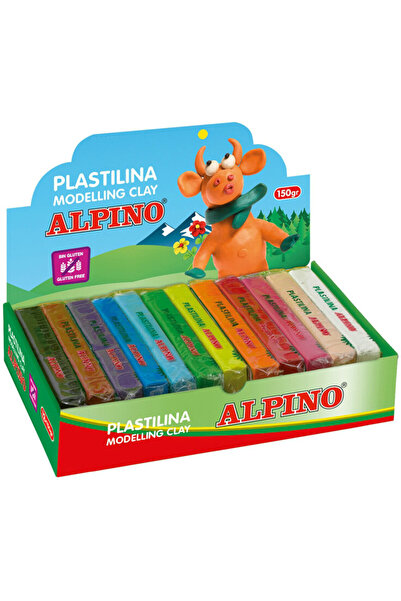 Other Display plastilina standard, 12 x 150gr./display, ALPINO - 12 culori as...