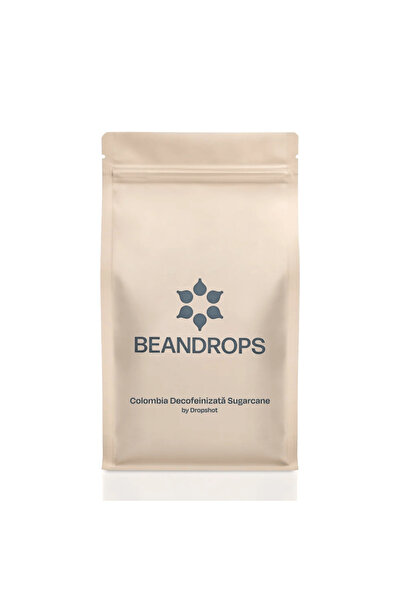 beandrops Columbia Decofeinizata Sugarcane 500g - Cafea de specialitate