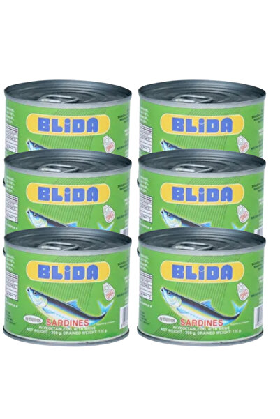 Blida Sardine în ulei vegetal și saramură 200g