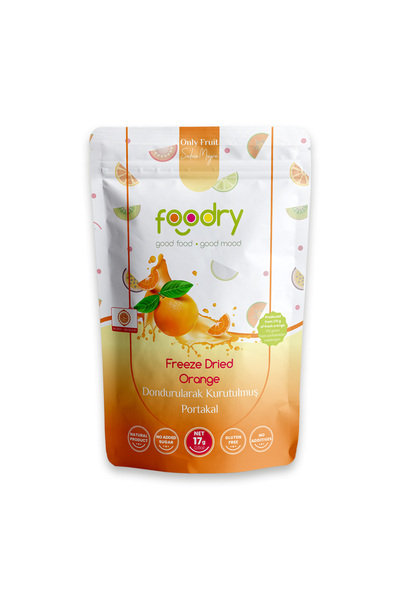 Foodry Dondurularak Kurutulmuş Portakal - Freeze Dry Portakal 17g | Katkısız ...