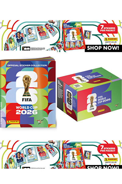Next Plus Fifa World Cup 2026 ™   Official Panini Sticker Collection Album+Bo...