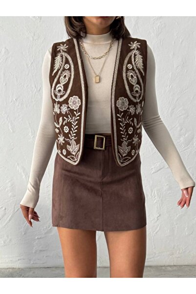 MODA45 KADIN KADİFE YELEK