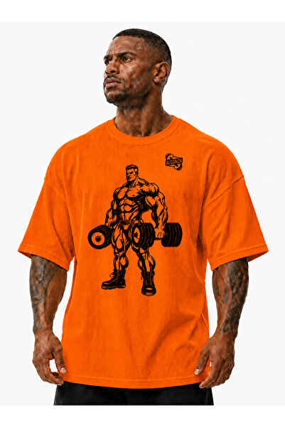 Alcoach Summer Athletic Oversized T-Shirt for Men Bodybuilding and All Sports...