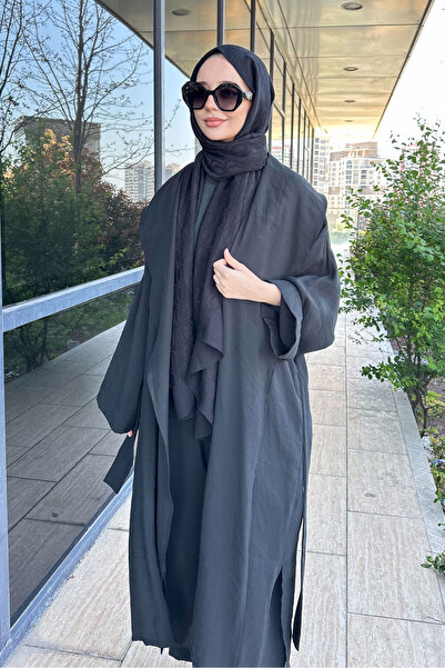 Kimono Pantolon Takım - Siyah