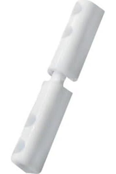 proalet 17x25 mm Plastik Sineklik Menteşesi 4 Adet - Beyaz Renk Pencere ve Ka...