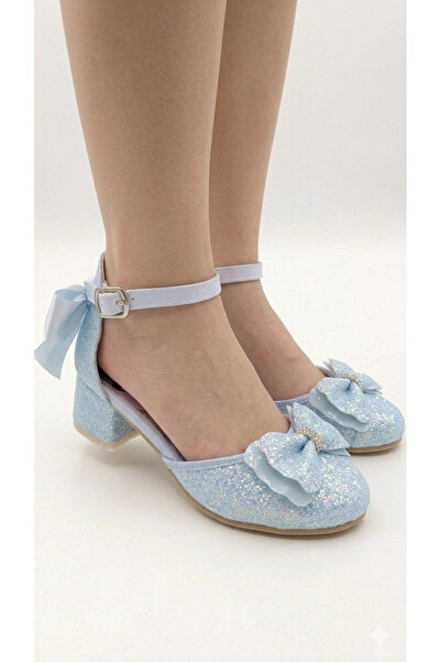 NeSe Shoes أحذية بكعب عالٍ للفتيات، أحذية سهرة مزينة بالترتر والفيونكات، المو...