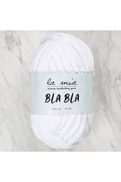 LA MİA YARNS La Mia Bla Bla bela pređa za ručno pletenje - LB001