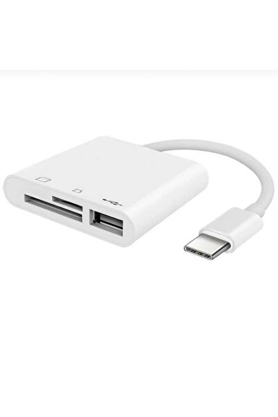 Carub Usb C Sd-Tf Kart Okuyucu Veri Aktarım
