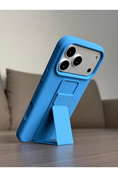 FASHION CASE Premium Foldable Kickstand Silicone Case for iPhone 17 Pro - Sli...