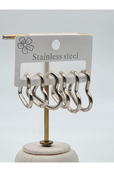 Bozhi Steel Earrings Casual Elegance Stylish Gift