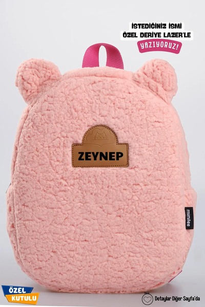 minilee children's happiness Teddy Peluş Pembe - Kişiye Özel İsimli Anaokulu ...