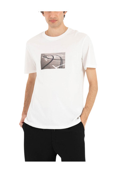 HUGO Ανδρικό Dostino T-shirt Λευκό 50557674-102