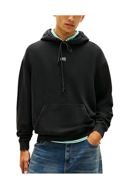 Tommy Hilfiger Ανδρικό Φούτερ Μαύρο Tommy Jeans DM0DM22383-BDS